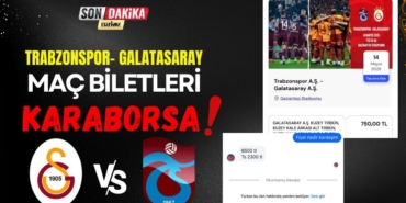 Trabzonspor - Galatasaray Maç Biletleri Karaborsa 