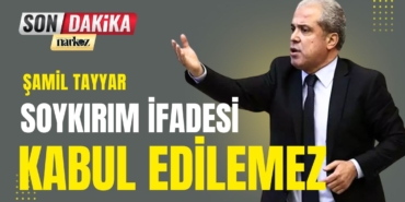Şamil Tayyar: Bildirideki soykırım ifadesi ise tarihi çarpıtmadır