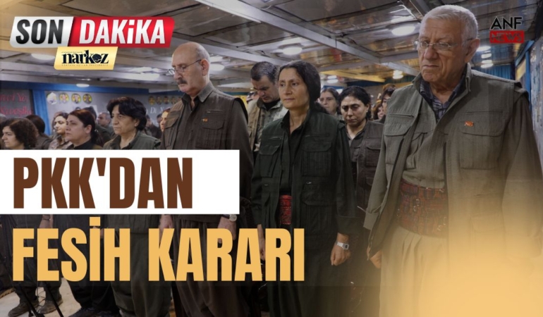 PKK'dan fesih kararı 