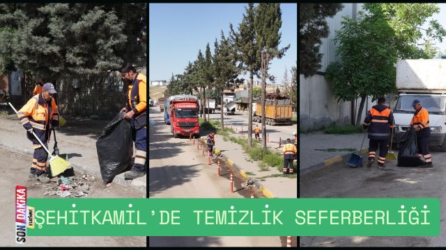 Şehitkamil’de Temizlik Seferberliği: Mahrukatçılar Sitesi Pırıl Pırıl Oldu