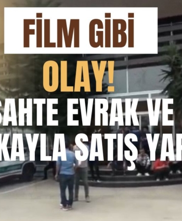 Film Gibi Olay! Sahte Evrak ve Plakayla Satış Yaptı