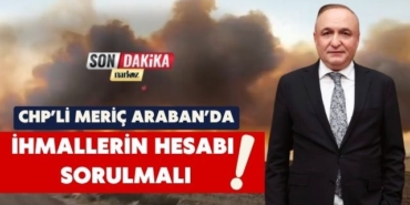 CHP’li Meriç Araban’daki Yangın Alanını İnceledi: “İhmallerin Hesabı Sorulmalı”