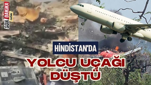 Hindistan'da Yolcu Uçağı Düştü