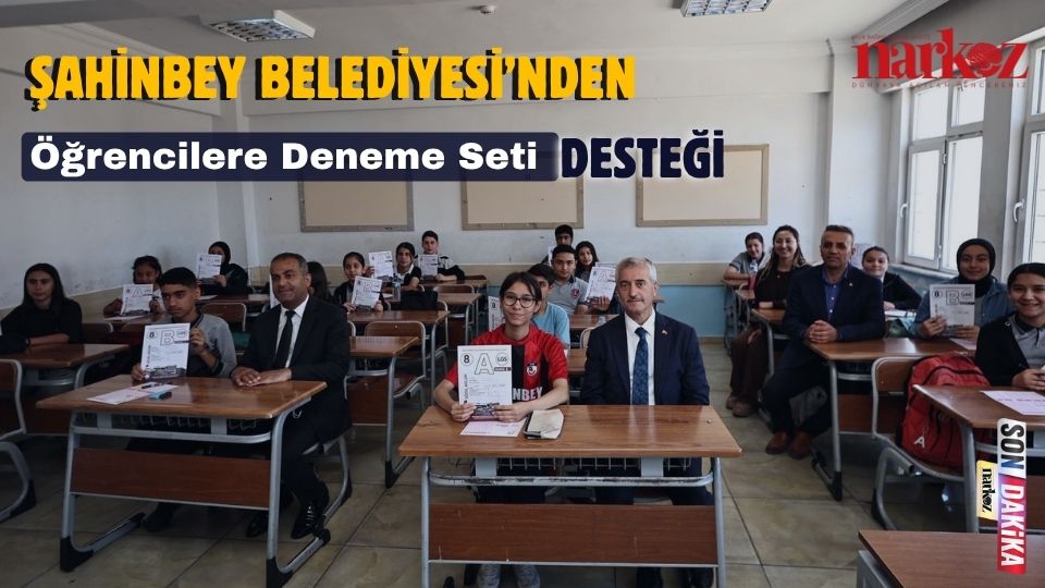 Şahinbey Belediyesi’nden Öğrencilere Deneme Seti Desteği