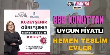 GBB Konut’tan Uygun Fiyatlı Hemen Teslim Evler