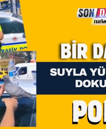 Bir damla suyla yüreklere dokunan POLİS