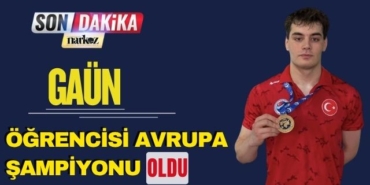GAÜN Öğrencisi Avrupa Şampiyonu Oldu