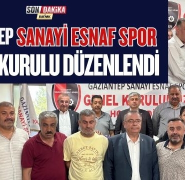 Gaziantep Sanayi Esnaf Spor Genel Kurulu Düzenlendi