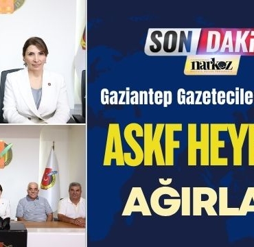 Gaziantep Gazeteciler Cemiyeti ASKF Heyetini Ağırladı