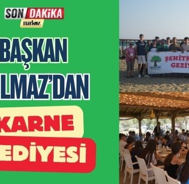 Başkan Yılmaz'dan Karne Hediyesi