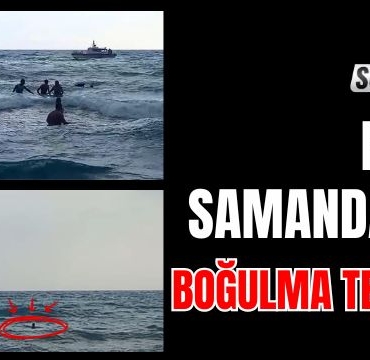 Hatay Samandağ'da Boğulma Tehlikesi