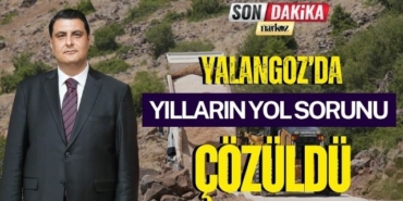 Yalangoz’da Yılların Yol Sorunu Çözüldü