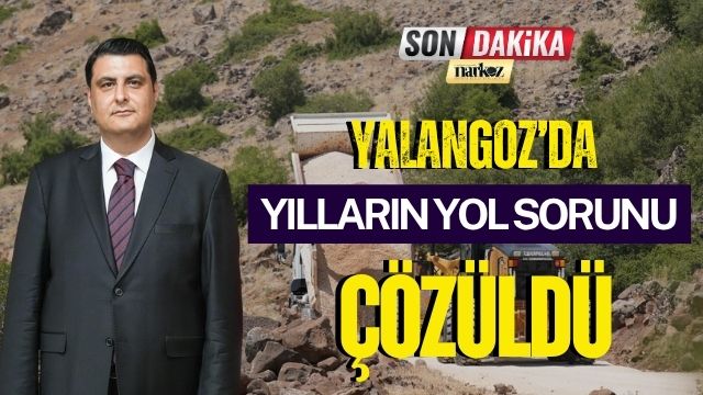 Yalangoz’da Yılların Yol Sorunu Çözüldü