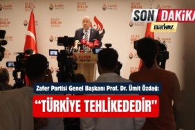 Ümit Özdağ: “Türkiye Tehlikededir"