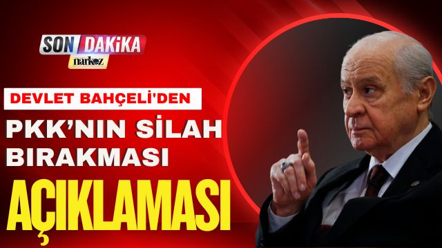 Bahçeli'den "PKK’nın Silah Bırakması" Açıklaması: “Terörsüz Türkiye Yeni Bir Dönemin Kapısını Açmıştır” Bahçeli'den "PKK’nın Silah Bırakması" Açıklaması: “Terörsüz Türkiye Yeni Bir Dönemin Kapısını Açmıştır”
