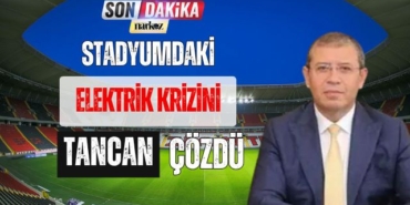 Stadyumdaki Elektrik Krizini Tancan Çözdü