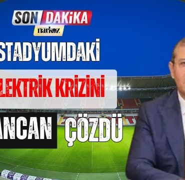 Stadyumdaki Elektrik Krizini Tancan Çözdü