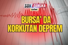 Bursa' da Korkutan Deprem