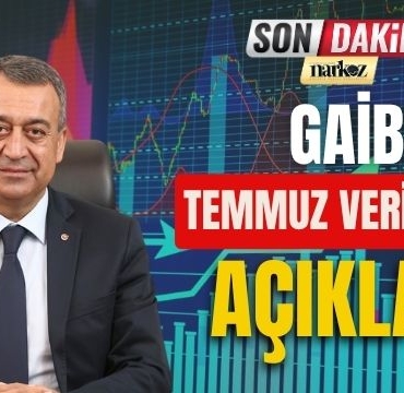 GAİB Temmuz Verilerini Açıkladı