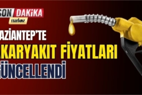 Gaziantep' te Akaryakıt Fiyatları Güncellendi