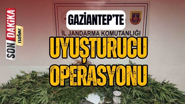Gaziantep' te Uyuşturucu Operasyonu