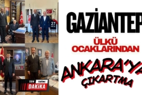 Gaziantep Ülkü Ocaklarından Ankara' ya Çıkartma