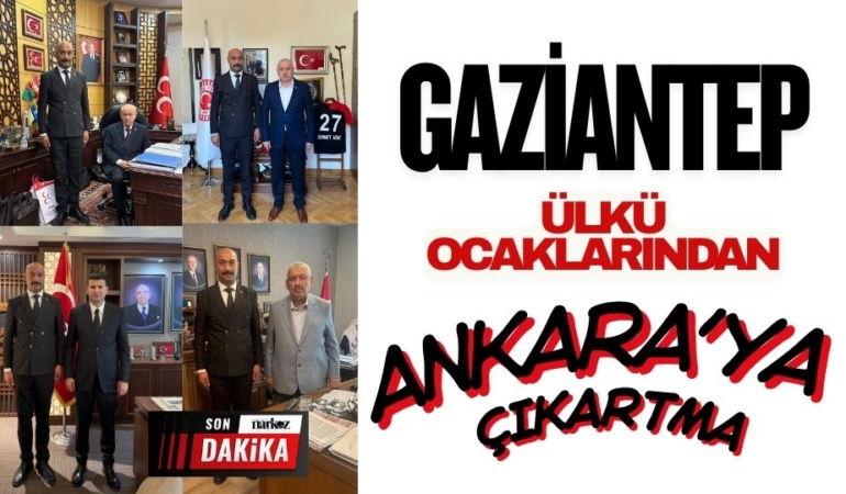 Gaziantep Ülkü Ocaklarından Ankara' ya Çıkartma