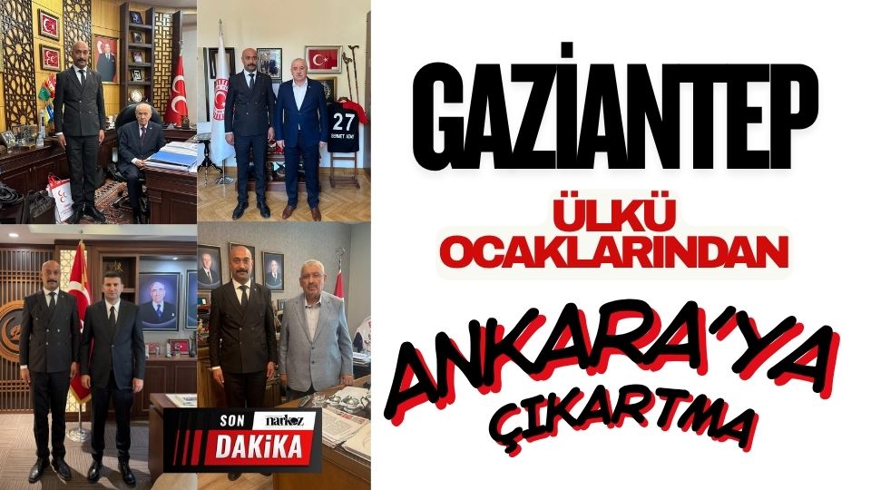 Gaziantep Ülkü Ocaklarından Ankara' ya Çıkartma