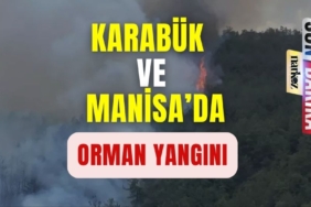 Karabük ve Manisa' da Orman Yangını