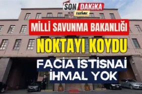 Milli Savunma Bakanlığı Noktayı Koydu: Facia İstisnai, İhmal yok