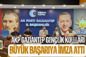 AKP Gaziantep Gençlik Kolları Büyük Başarıya İmza Attı