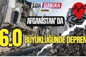 Afganistan' da 6,0 Büyüklüğünde Deprem