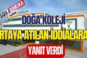 Doğa Koleji Ortaya Atılan İddialara Yanıt Verdi