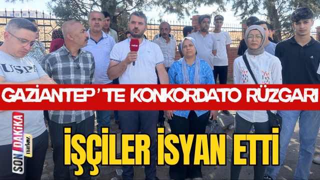 Gaziantep' te Konkordato Rüzgarı! İşçiler İsyan Etti