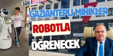 Gaziantepli Minikler Robotla Öğrenecek