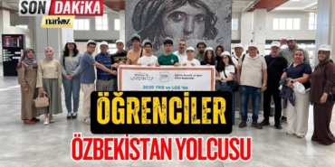 Gaziantep'in YKS ve LGS'de Dereceye Giren Öğrenciler Özbekistan Yolcusu