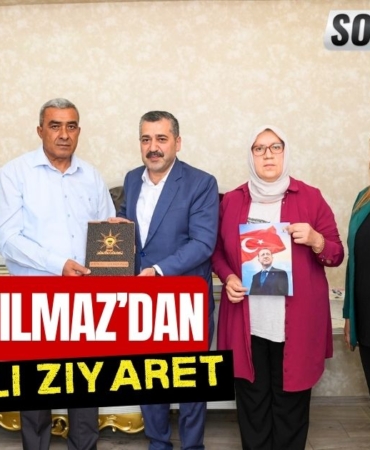 Başkan Yılmaz, Gazi Doğan ve Boz'u Evinde Ziyaret Etti