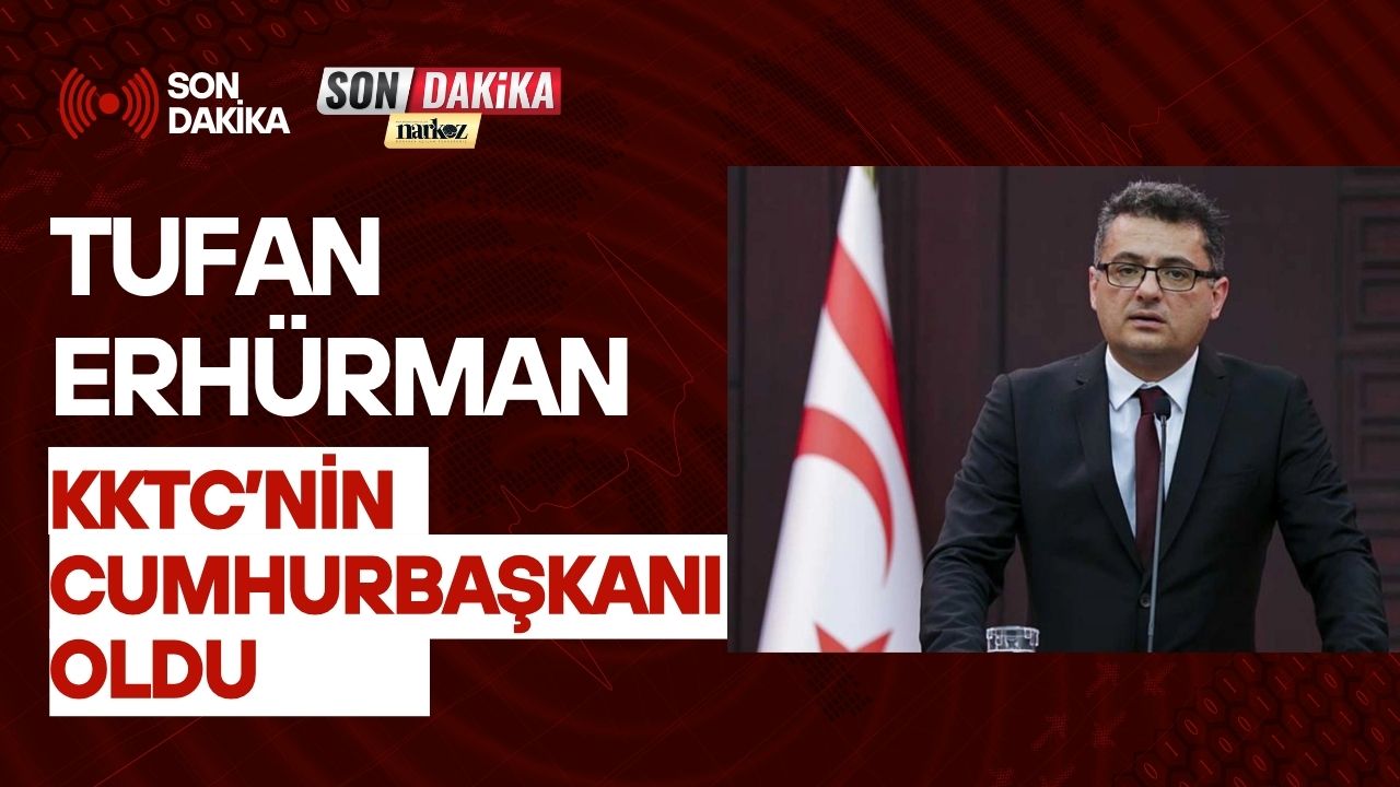 KKTC'nin Yeni Cumhurbaşkanı Tufan Erhürman Oldu KKTC'nin Yeni Cumhurbaşkanı Tufan Erhürman Oldu