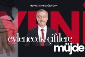 Başkan Tahmazoğlu'ndan Yeni Evlenecek Çiftlere Müjde! Düğün Salonu Sadece 10 Bin TL