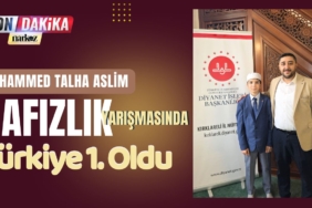 Muhammed Talha Aslim Hafızlık Yarışması'nda Türkiye 1. Oldu Muhammed Talha Aslim Hafızlık Yarışması'nda Türkiye 1. Oldu