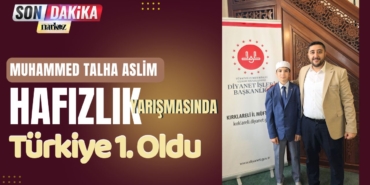 Muhammed Talha Aslim Hafızlık Yarışması'nda Türkiye 1. Oldu