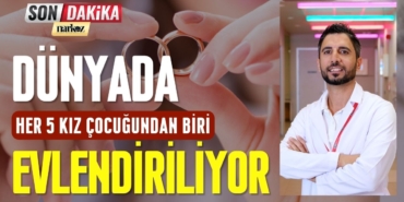 Dünyada her 5 kız çocuğundan biri evlendiriliyor!