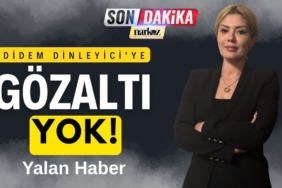 Didem Dinleyici'ye Gözaltı Yok! Yalan Haber
