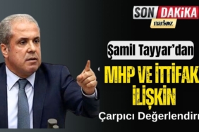 Tayyar'dan MHP ve İttifaka İlişkin Çarpıcı Değerlendirme
