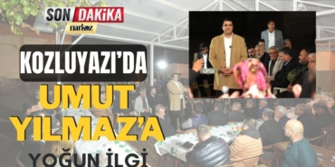 Başkan Yılmaz'a Kozluyazı'da Yoğun İlgi