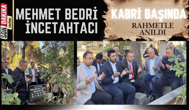 Efsane Hoca İncetahtacı, Kabri Başında Hüzün ve Rahmetle Yâd Edildi