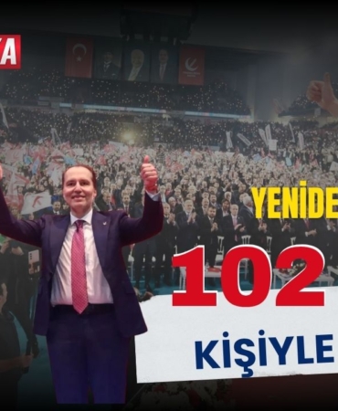 Yeniden Refah'tan 102 Bin Kişiyle Kongre