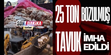 Antalya'da 25 ton tarihi geçmiş tavuk imha edildi