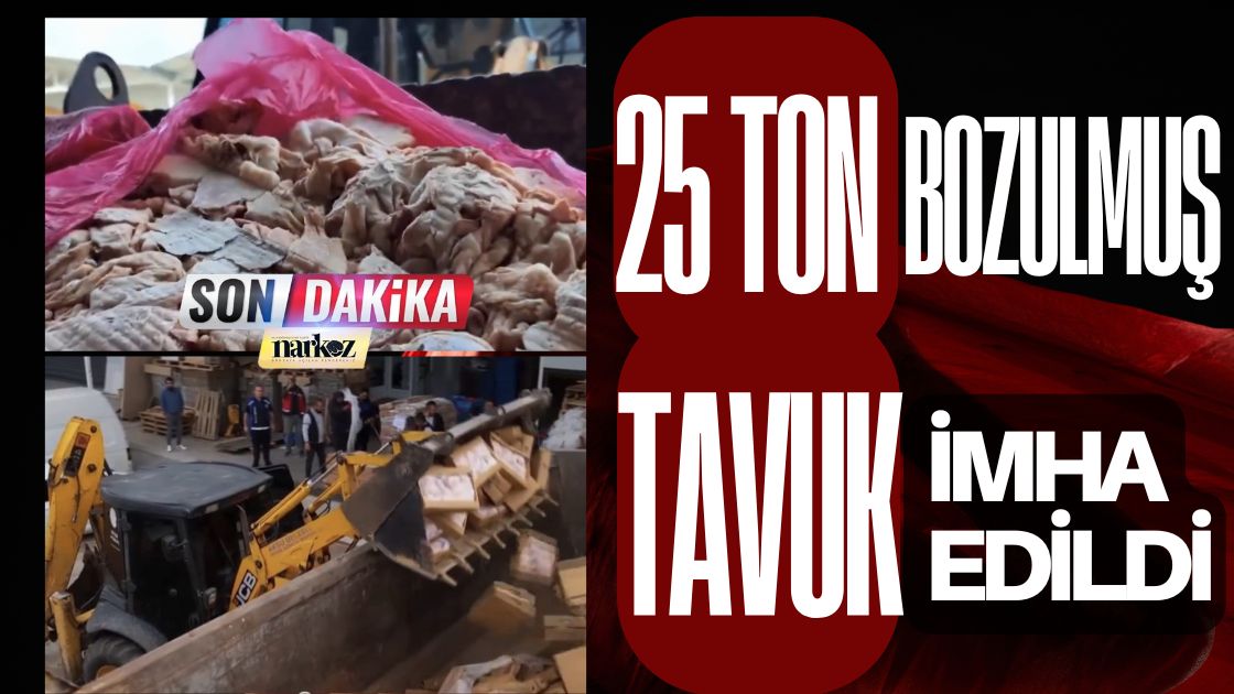 Antalya'da 25 ton tarihi geçmiş tavuk imha edildi