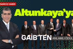 Altunkaya’ya anlamlı ödül